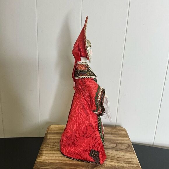 Vintage Antique 11" Russian Handmade Traditional Porcelain Folk Art Costume Doll - Picture 5 of 10